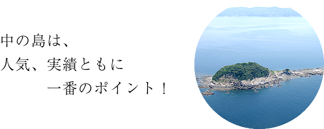 中の島は、人気、実績ともに　　　一番のポイント！